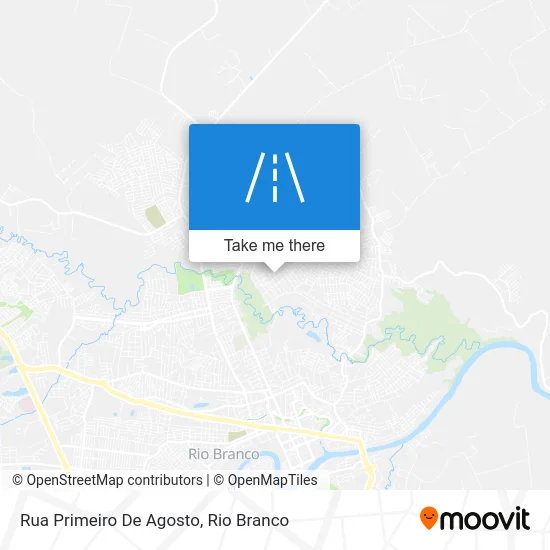 Rua Primeiro De Agosto map