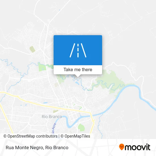 Rua Monte Negro map
