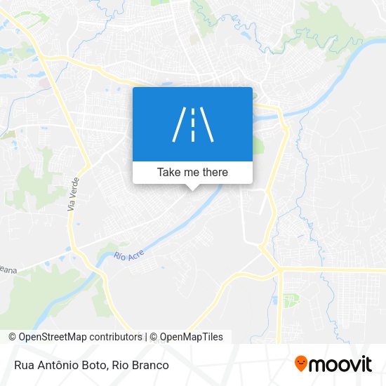 Rua Antônio Boto map