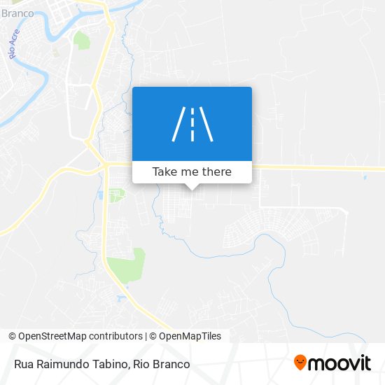 Mapa Rua Raimundo Tabino