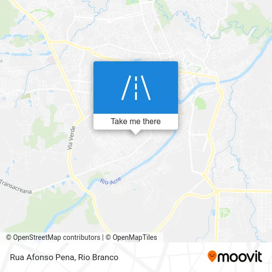 Rua Afonso Pena map