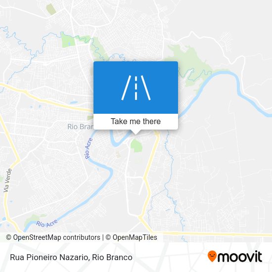 Rua Pioneiro Nazario map