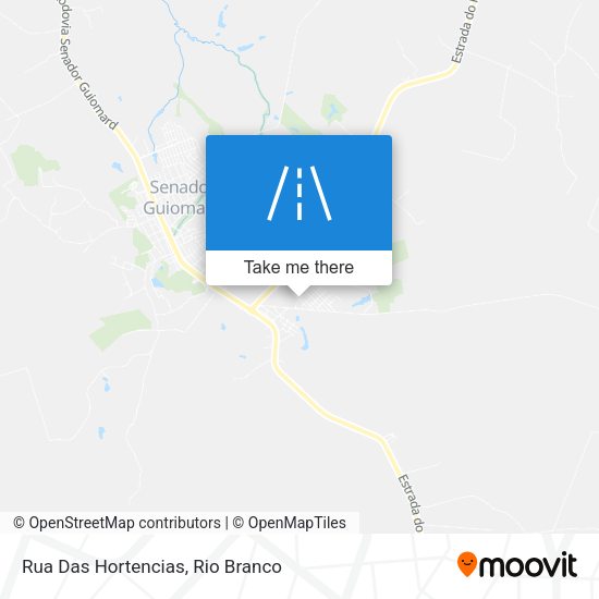 Rua Das Hortencias map