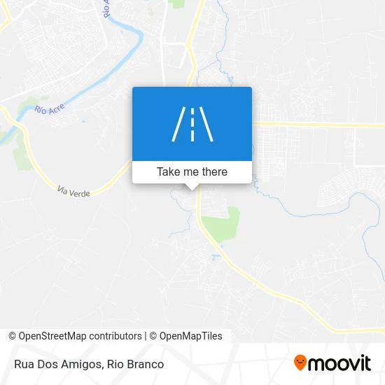 Rua Dos Amigos map