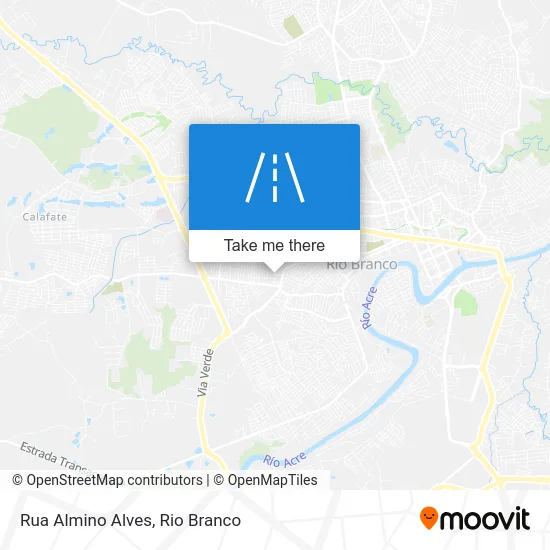 Rua Almino Alves map