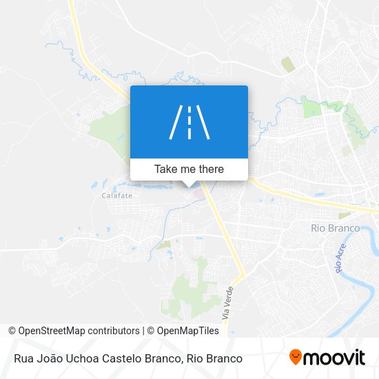 Rua João Uchoa Castelo Branco map