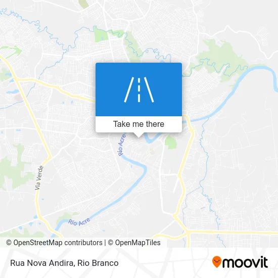 Rua Nova Andira map