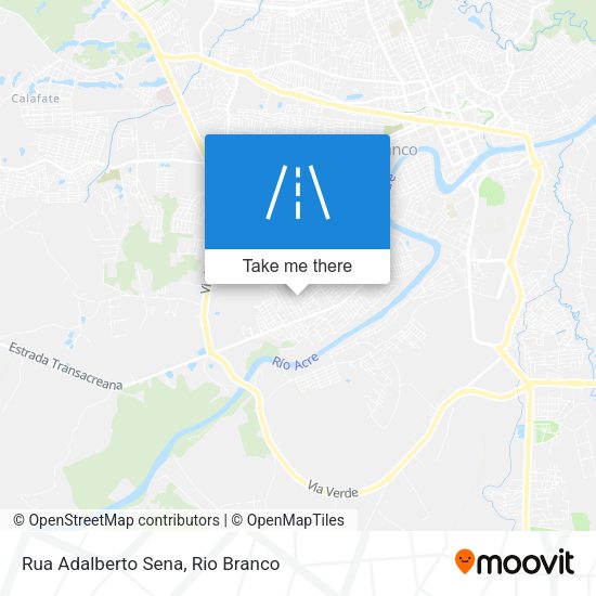 Rua Adalberto Sena map