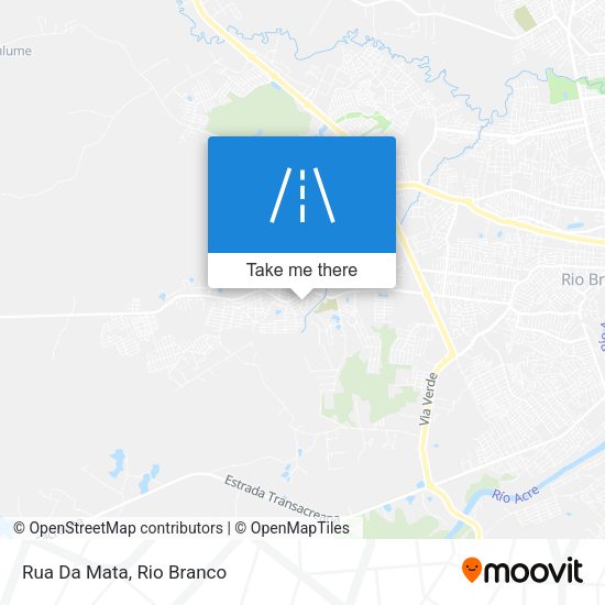 Rua Da Mata map