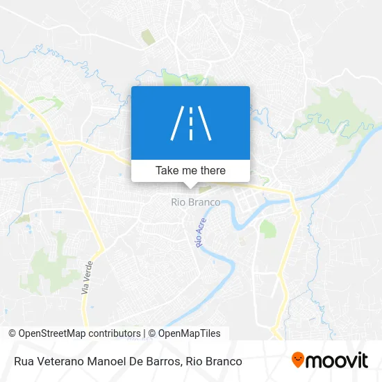 Rua Veterano Manoel De Barros map
