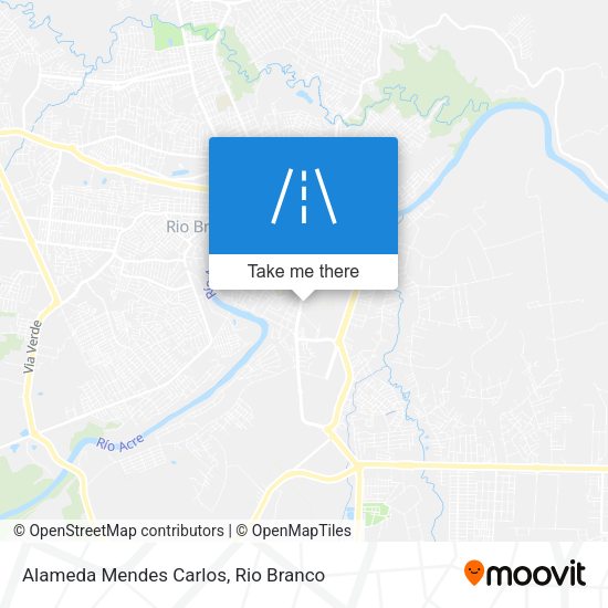 Alameda Mendes Carlos map