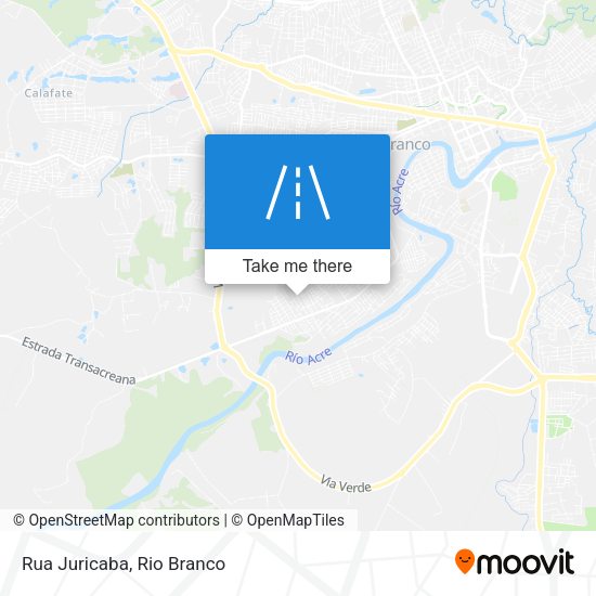 Rua Juricaba map