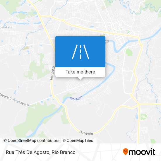 Rua Três De Agosto map