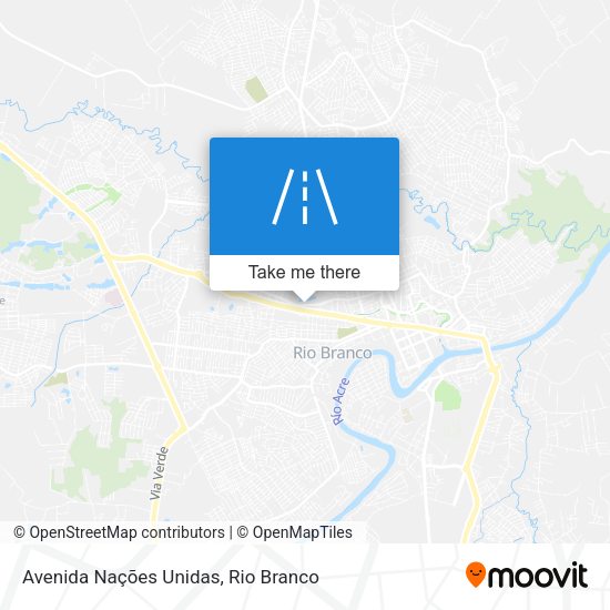 Avenida Nações Unidas map