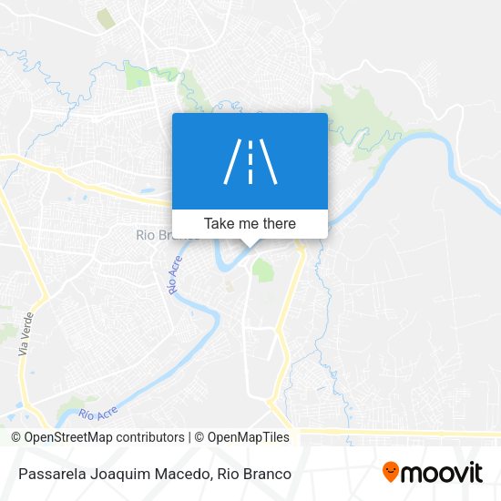 Passarela Joaquim Macedo map