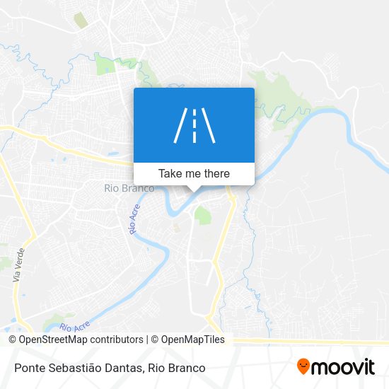 Ponte Sebastião Dantas map