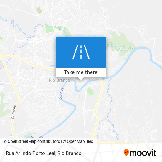 Mapa Rua Arlindo Porto Leal