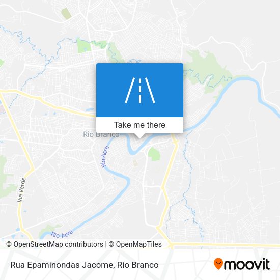 Rua Epaminondas Jacome map