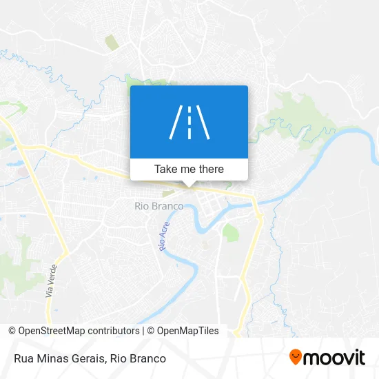 Rua Minas Gerais map
