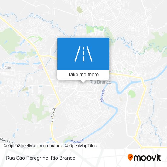 Rua São Peregrino map