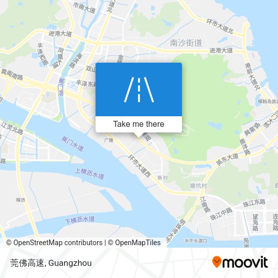 莞佛高速 map