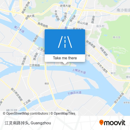 江灵南路掉头 map