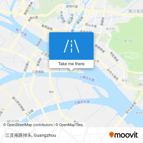 江灵南路掉头 map