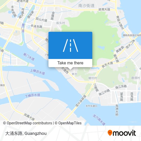 大涌东路 map