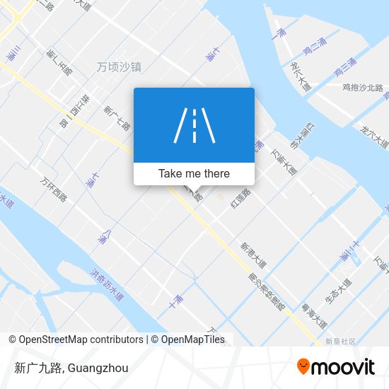 新广九路 map