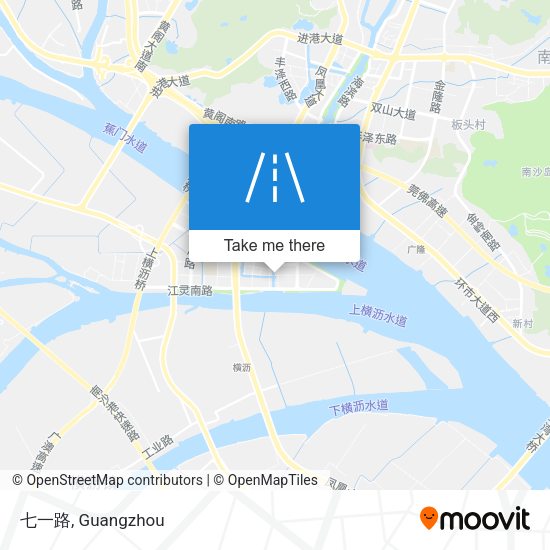 七一路 map