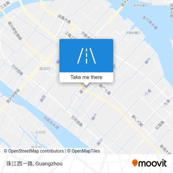 珠江西一路 map