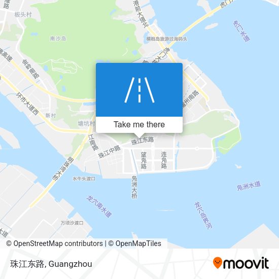 珠江东路 map