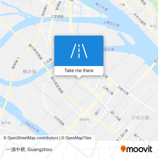 一涌中桥 map