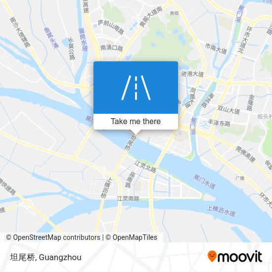 坦尾桥 map