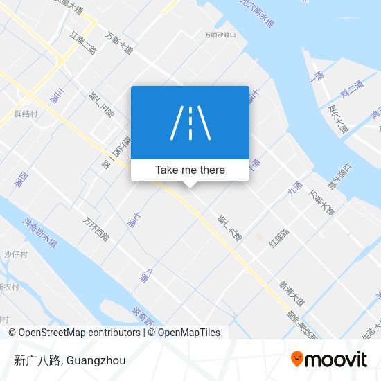 新广八路 map
