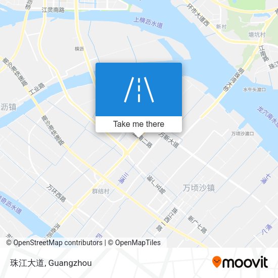 珠江大道 map