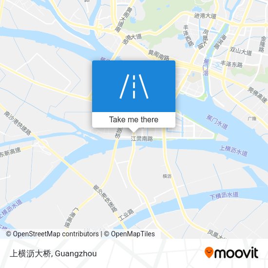 上横沥大桥 map