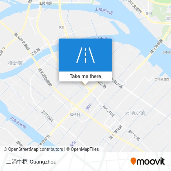 二涌中桥 map