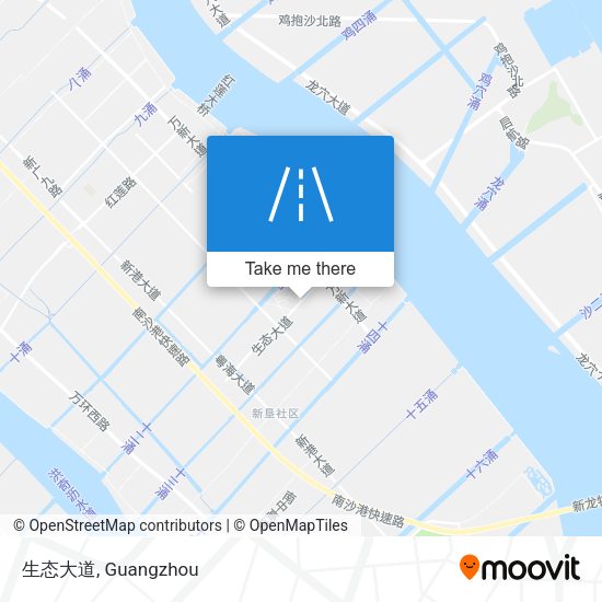 生态大道 map