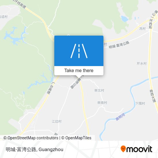 明城-富湾公路 map