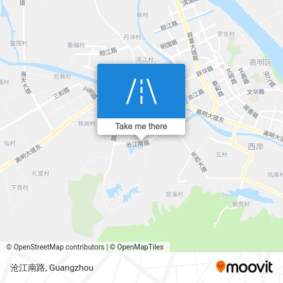 沧江南路 map