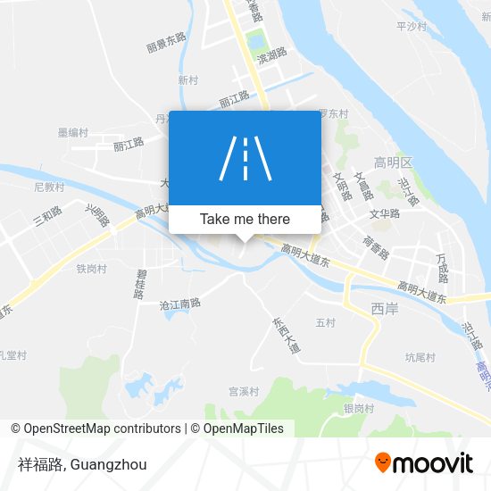 祥福路 map