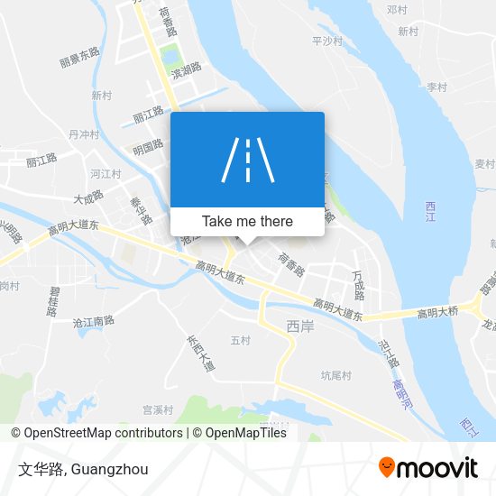 文华路 map