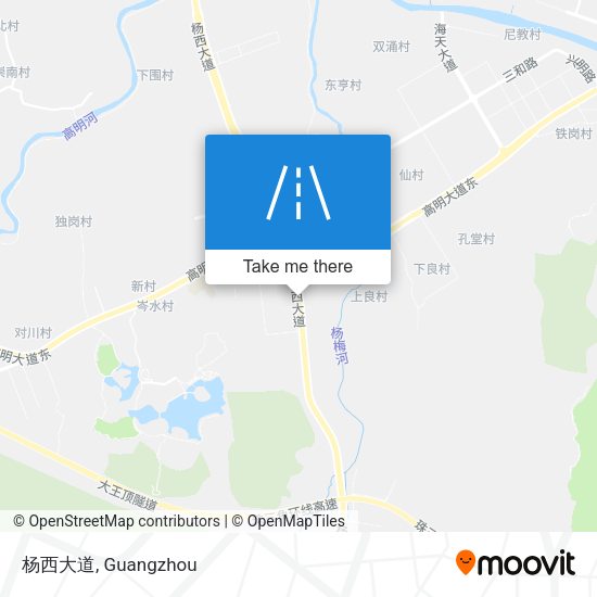 杨西大道 map