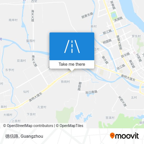 德信路 map