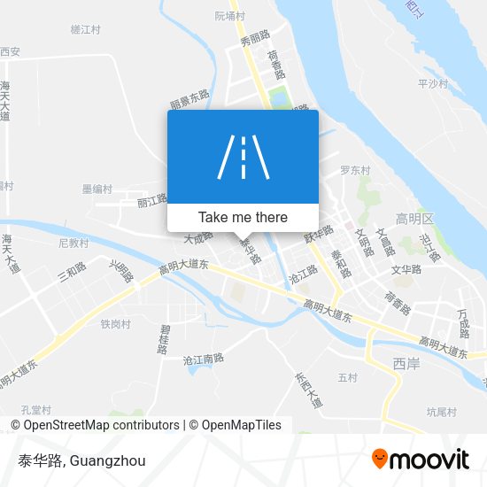 泰华路 map