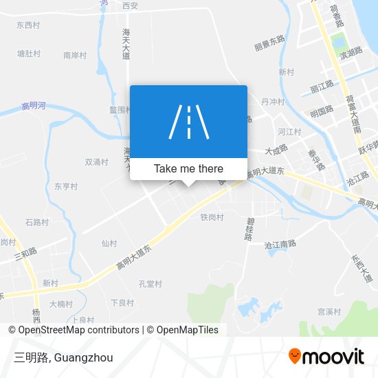 三明路 map