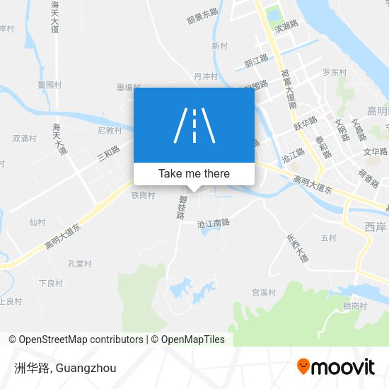 洲华路 map