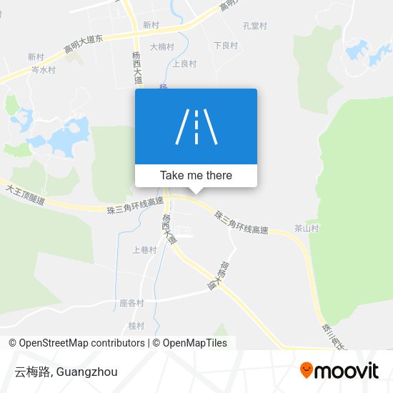 云梅路 map