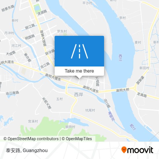泰安路 map